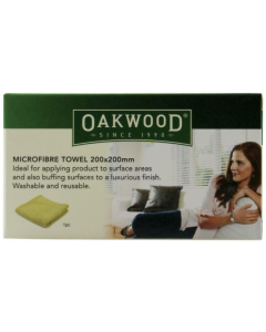 Oakwood Microfibre Towel Cleaner Washable And Reusable Towel 200mm x 200mm