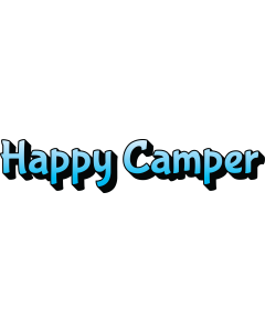 Happy Camper Decal Transfer