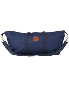 Ringers Western Kirkwood Duffle Bag (100% Cotton Canvas w/ Leather Accents) - Navy