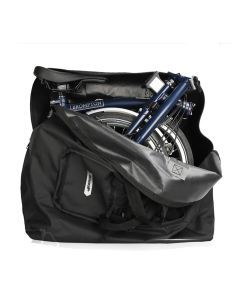 20-Inch Waterproof Bike Carrying Bag PU Storage Bag Black