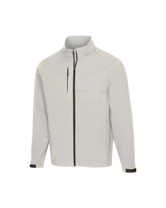 Greg Norman Weatherknit Mens Full Zip Golf Jacket - Shark Grey