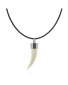 Saltwater Crocodile Tooth 50cm Necklace - Small Tooth (Made in Australia)