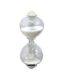 Dulton Magnetic Sandglass Kitchen Timer - Ivory (3 Minute)