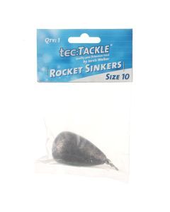 1 Pack of Jarvis Walker Size 10 Rocket Sinkers - 280gm Bomb and Swivel Sinker
