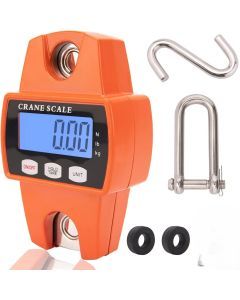 300kg Mini Crane Scale Portable LCD Digital Electronic Hook Hanging Scale
