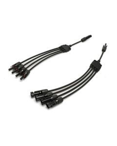 Exotronic 4 to 1 'Y' Branch Joiner Solar Connector Pair