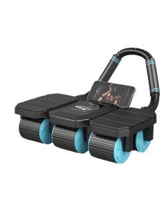 6-Wheel Ab Trainer with Elbow Support & Pad