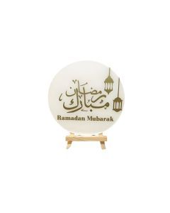Acrylic Eid Mubarak Table Decor Signs (2pcs)