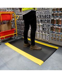 Sandleford Anti Fatigue Floor Mat Foam Standing Desk Home Office Rug Hi Vis - 150 x 90 cm