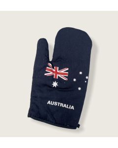 Aussie Microwave Oven Mitt & Pot Holder - Australian Flag Heat Resistant Kitchen Glove