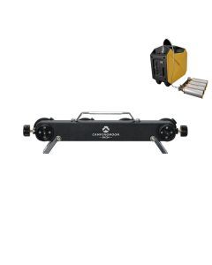 Butane Gas Canister Shifter Adapte Camping Stove Refill Saver Converter Black