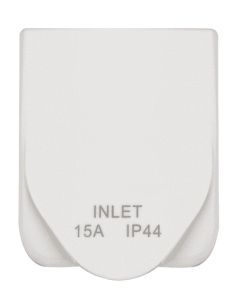 Transco 15A White Caravan Power Inlet