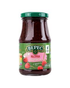 VERES 370g Raspberry Fruit Jam Spread from Juicy Berries - Product of Ukraine