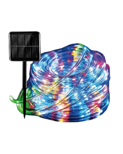 Outdoor Solar Rope Lights - 21.95m 200 LED String Lights with Remote