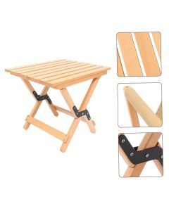 Portable Folding Wooden Camping Stool