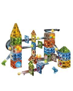 Magnetic Building Blocks with Marble