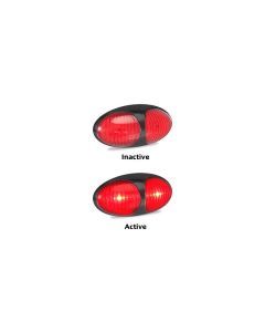 LED Autolamps 37RM2P Rear End Outline Marker Multivolt 12-24V, Blister Single