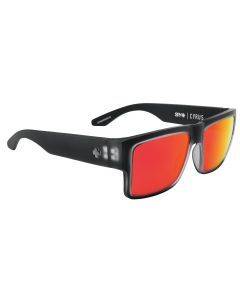 Spy Cyrus Matte Black Ice HD+ Red Spectra Mirror Polarised Men's Sunglasses