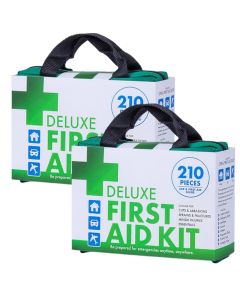 2x 210pcs Emergency First Aid Kit - Medical Set for Work/Offices/Travel/Family
