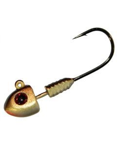3 Pack of 1/4oz Golden Boy TT Lures DemonZ Jigheads with Size 3/0 Hooks