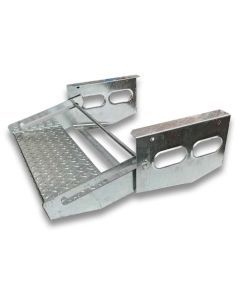 Galvanised steel caravan camper trailer step