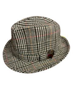Failsworth Stafford Tweed Mens Trilby Hat - Brown (Made in UK)