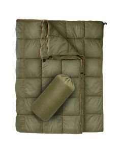All-Season Lightweight Camping Blanket Green