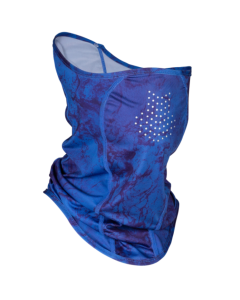 Shimano Water Camo Vented Face Gaitor Shades - UPF 50+ UV Protection Head Scarf