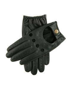 Dents Delta Mens Classic Luxury Leather Driving Gloves - Racing Green