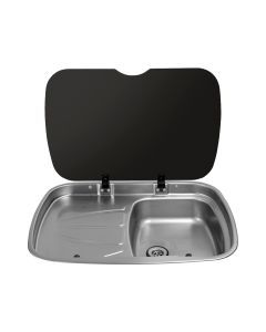 Thetford MK3 Argent Sink - Left Hand Drainer