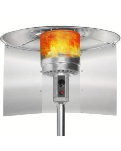 3 Panels Patio Heater Reflector Shield - Enhance Your Outdoor Heating Experience