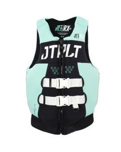 Jetpilot RX Teens/Ladies Segmented L50S Life Jacket Vest Black/Teal Size 6