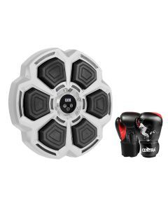 Centra Electronic Punching Box Music Machine Bluetooth 8 OZ Boxing Glove Grey