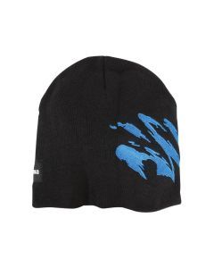 Okuma Motif Soft Black Beanie - 100% Acrylic