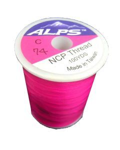 Alps 100yds of Deep Pink Rod Wrapping Thread - Size C (0.2mm) Rod Binding Cotton