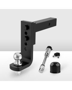 Adjustable Drop Towbar Tow Bar Ball Mount Tongue 2 inch Hitch