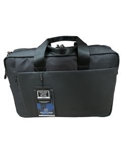Futura 15" Laptop Messenger Bag - Black (Travel Work w/ USB Port)