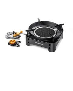 3600W Infrared Camping Gas Stove Black