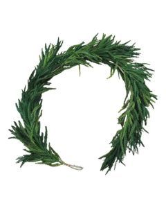 Christmas Norfolk Pine Garland Faux Greenery Decoration