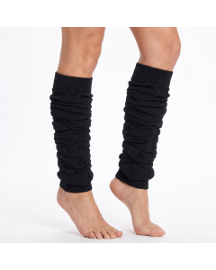 1 Pair Black Leg Warmers - Womens Dance Costume/80s Party