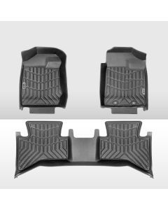 KIWI MASTER 3D TPE Car Floor Mats Fit ISUZU D-MAX DMAX Dual Cab MY 2012~2020 JULY
