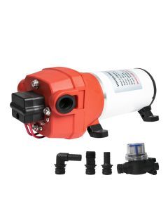 Caravan Water Pump 40PSI Pressure 12V Self-priming Rv Camper Boat Camping 17Lpm