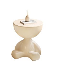 Side Table with Removable Tray & Storage