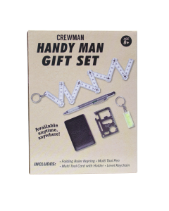 Handyman Multi-Tool Gift Set - Keychain Level, Ruler & Pen