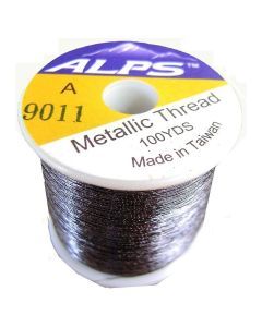 Alps 100yds of Metallic Grey Rod Wrapping Thread-Size A (0.15mm) Thread