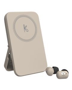 Kreafunk Tocharge Go Powerbank + Earbuds - Ivory Sand