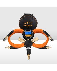 San Hima 2-Way Digital Tyre Inflator Car Air Compressor 250 PSI Tire Gauge Hose