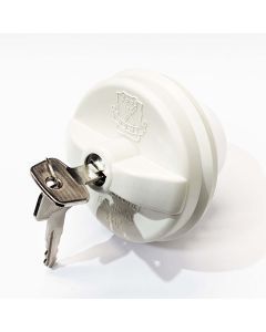 Hume Water Filler Cap with Keys (White)