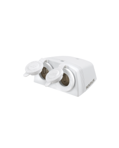 NARVA Surface Mount ACC/ACC Socket White 81160WBL