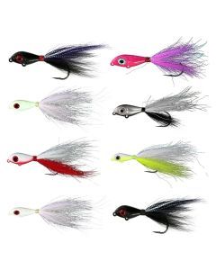 Mustad 3oz Big Eye Bucktail Jig with Chemically Sharpened 8/0 Hook